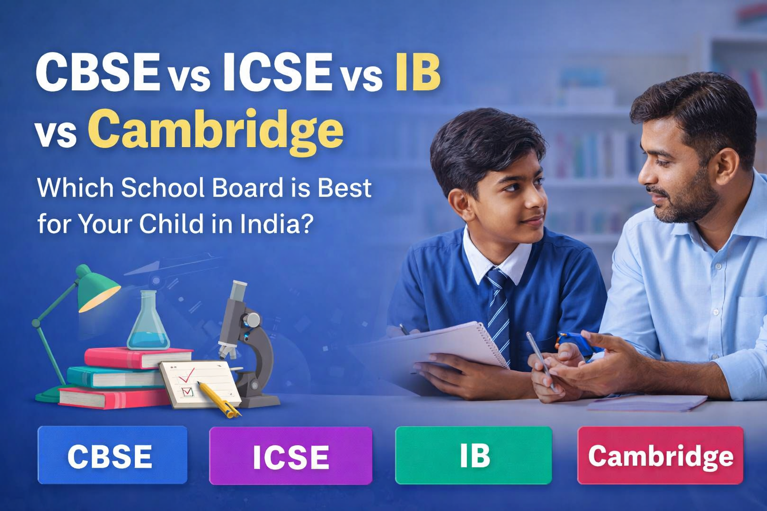 CBSE vs ICSE vs IB vs Cambridge: India School Board Guide